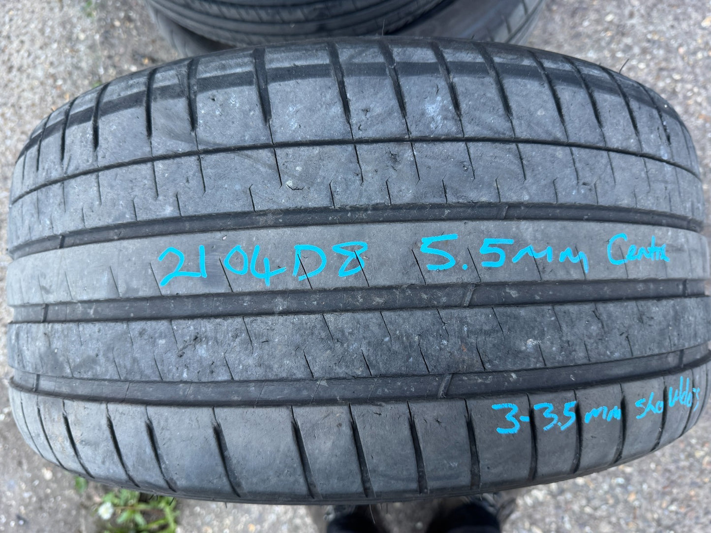 2x LATE 2023 275 35 19 Michelin Pilot Sport 4s part worn tyres free delivery