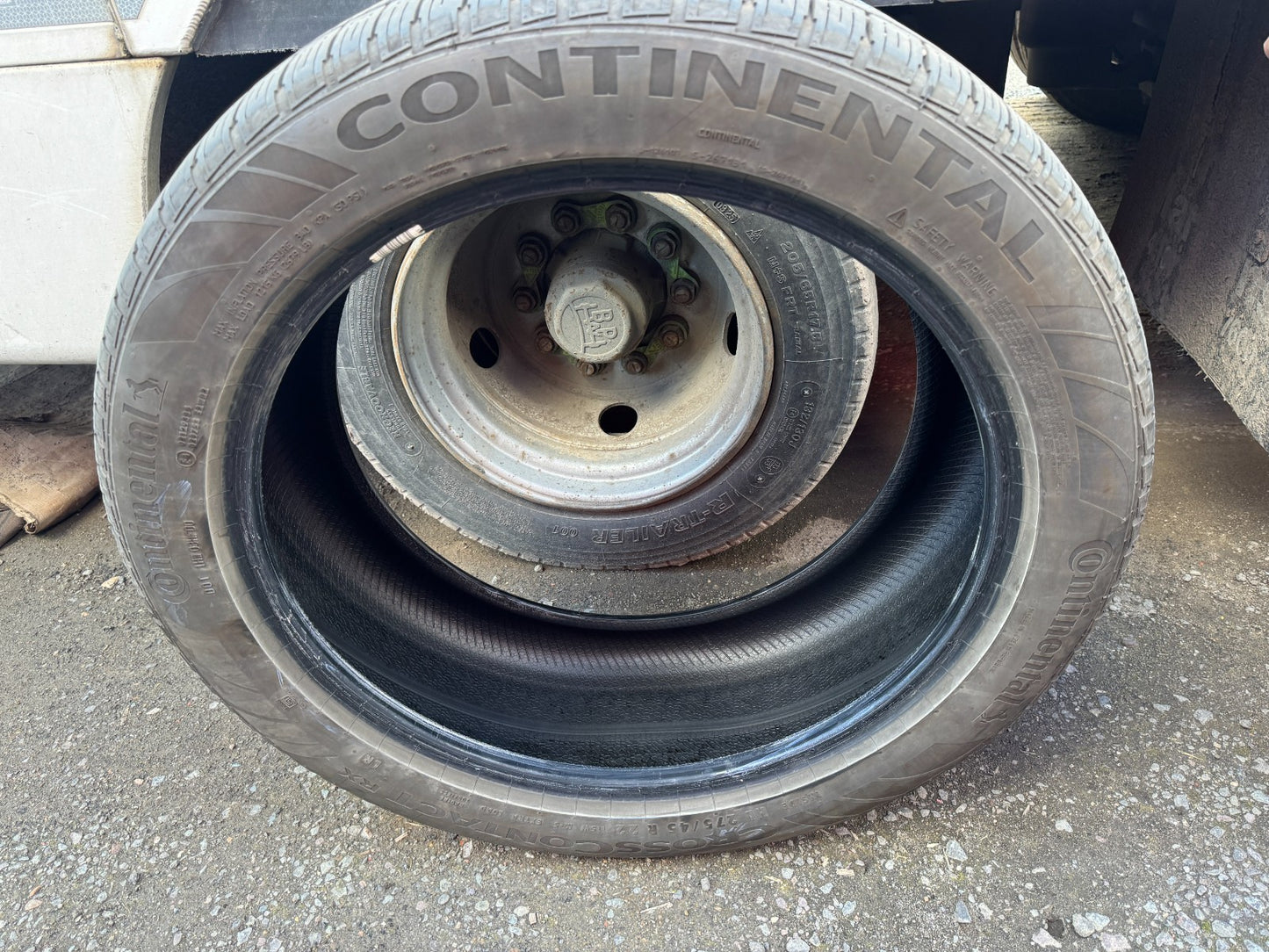 1X late 2024 Continental Cross Contact RX LR 275 45 22 115W Part Worn Tyre 7.5MM