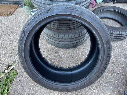 2x LATE 2023 275 35 19 Michelin Pilot Sport 4s part worn tyres free delivery