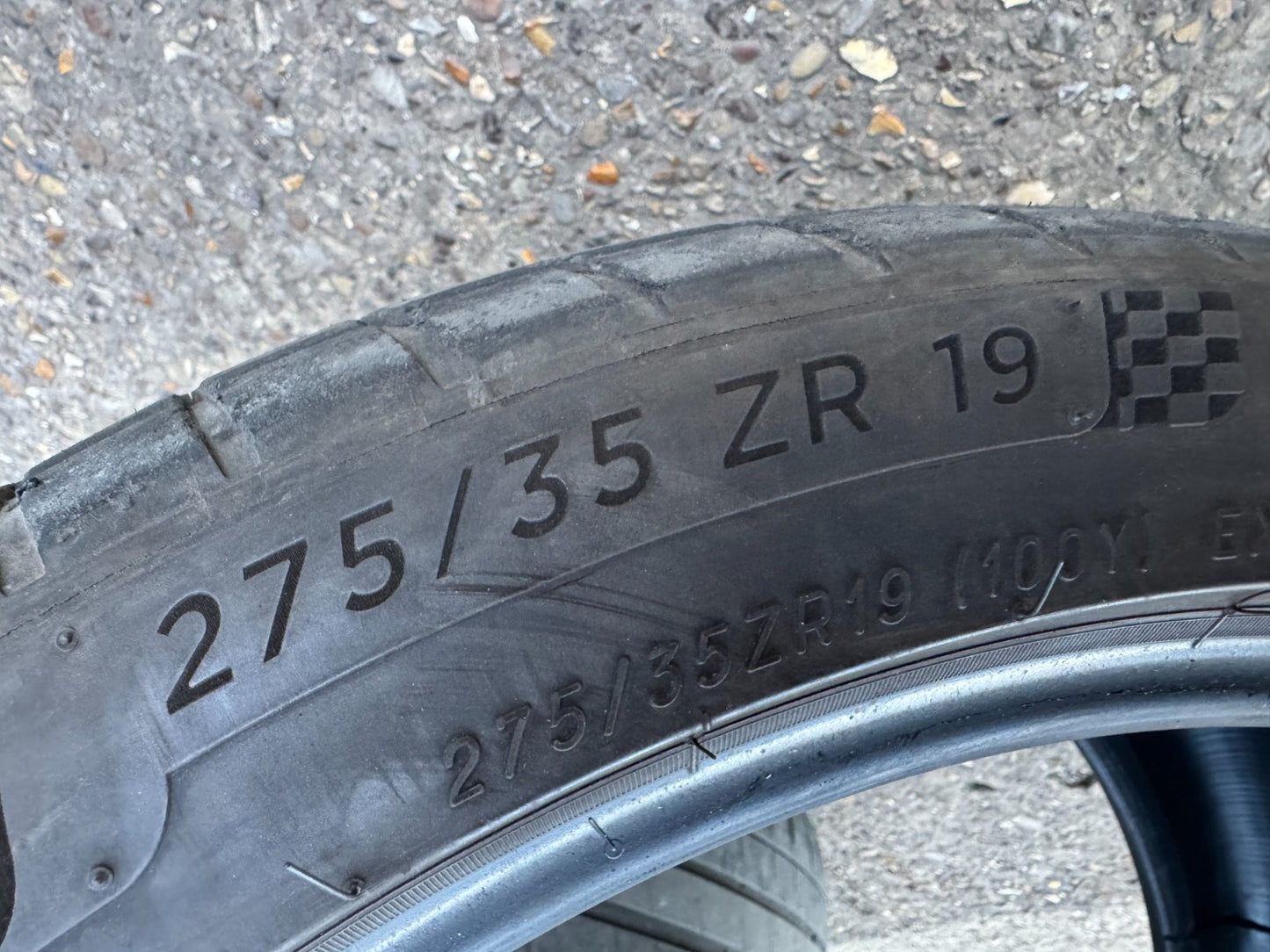 2x LATE 2023 275 35 19 Michelin Pilot Sport 4s part worn tyres free delivery