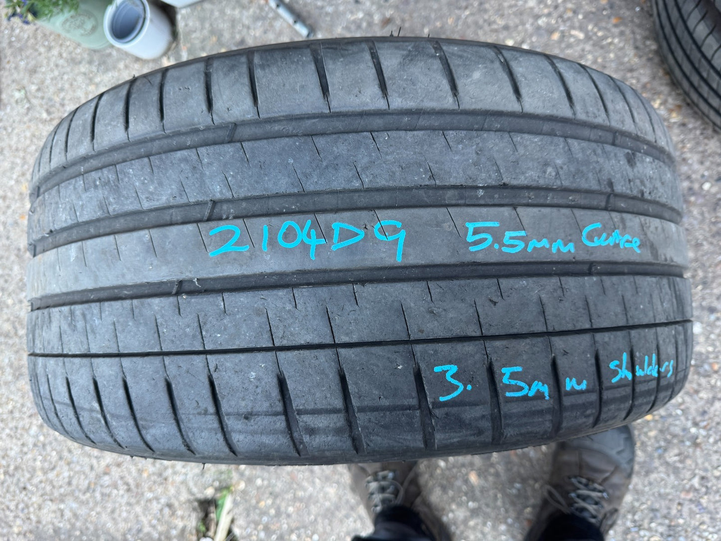 2x LATE 2023 275 35 19 Michelin Pilot Sport 4s part worn tyres free delivery