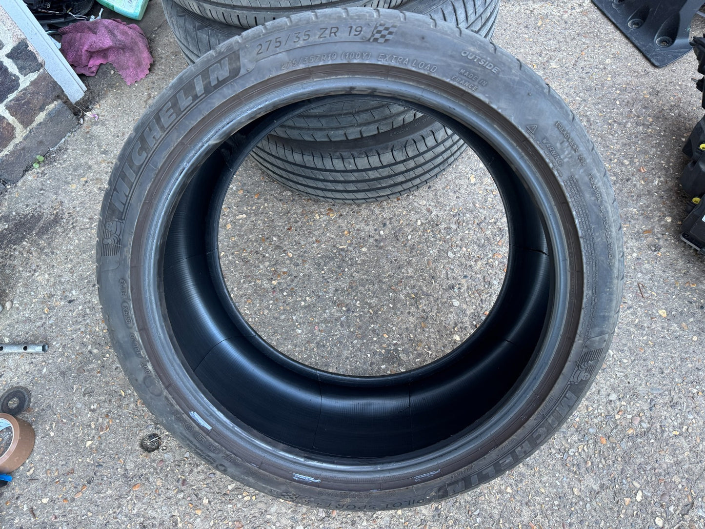 2x LATE 2023 275 35 19 Michelin Pilot Sport 4s part worn tyres free delivery