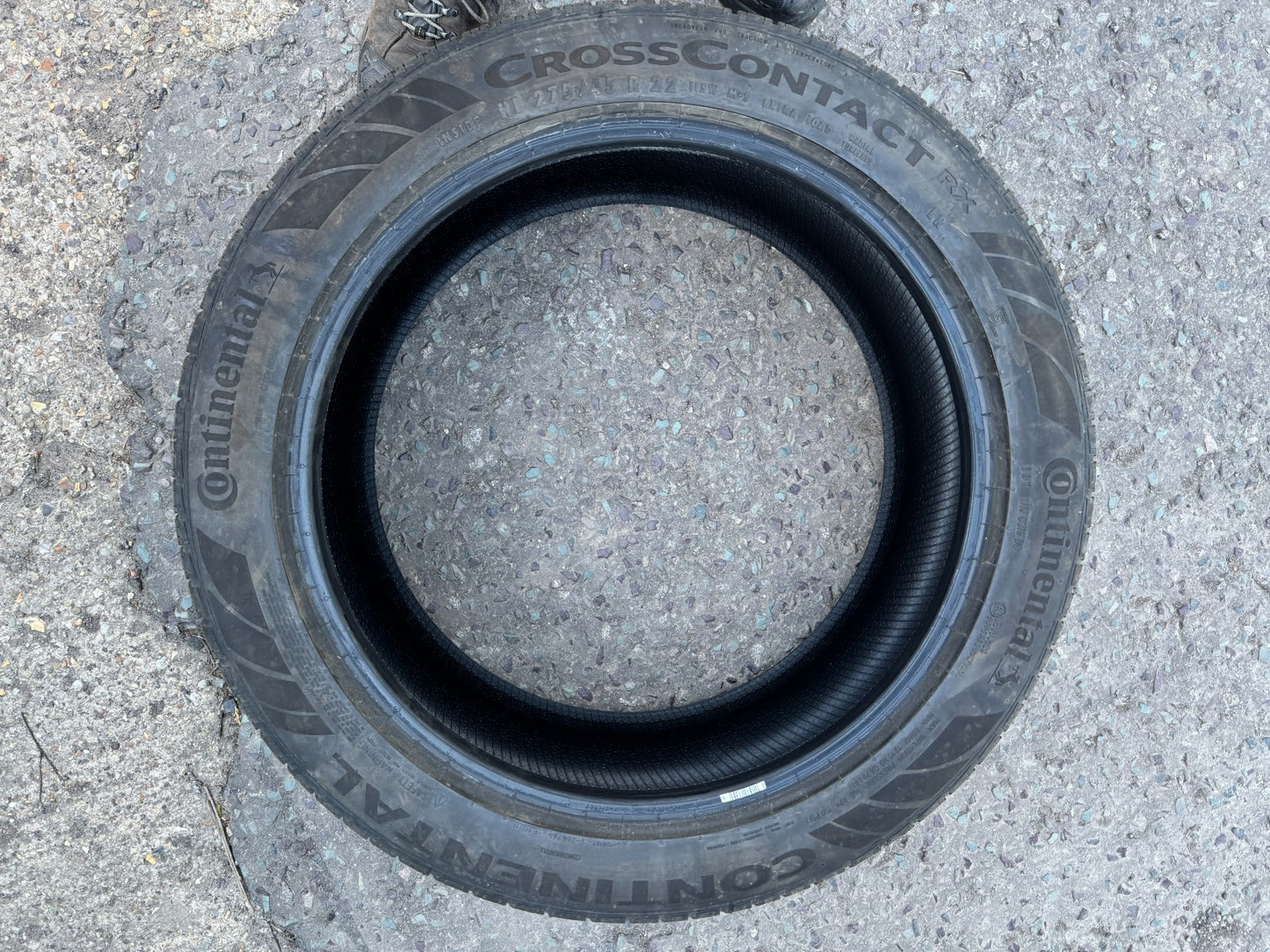 1X late 2025 Continental Cross Contact RX LR 275 45 22 115W Tyre 8.5MM