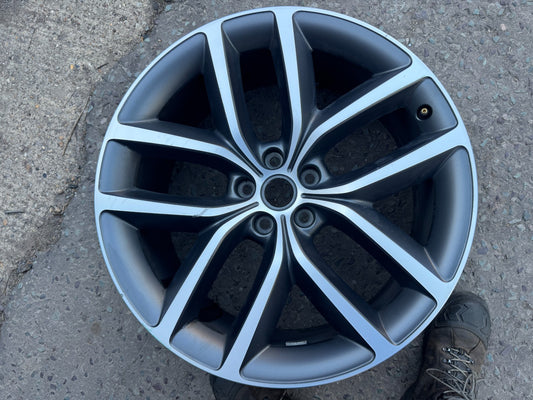 RANGE ROVER L460 STYLE 5127 22" ALLOY WHEEL RIM GREY DIAMOND CUT GENUINE