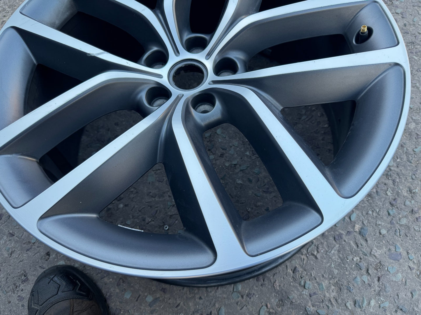 RANGE ROVER L460 STYLE 5127 22" ALLOY WHEEL RIM GREY DIAMOND CUT GENUINE