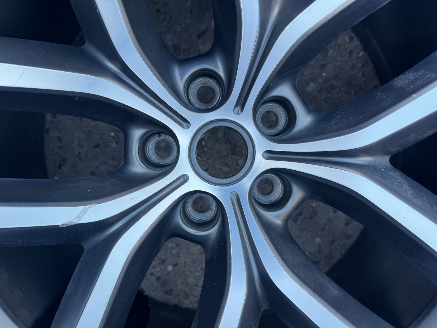 RANGE ROVER L460 STYLE 5127 22" ALLOY WHEEL RIM GREY DIAMOND CUT GENUINE
