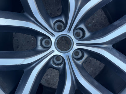 RANGE ROVER L460 STYLE 5127 22" ALLOY WHEEL RIM GREY DIAMOND CUT GENUINE