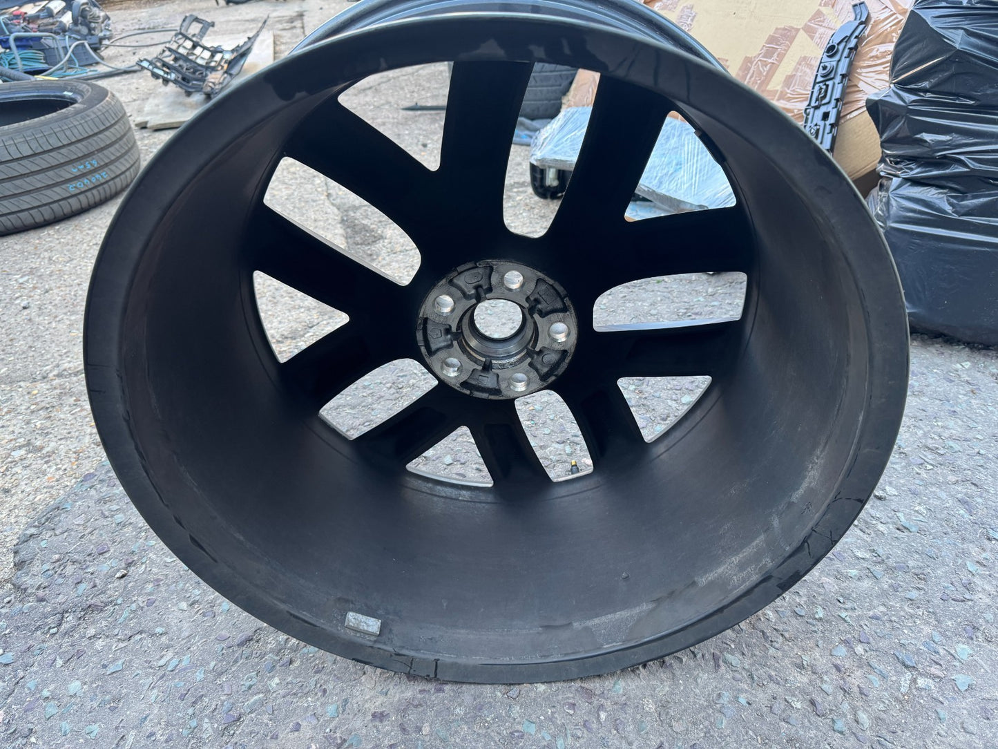 RANGE ROVER L460 STYLE 5127 22" ALLOY WHEEL RIM GREY DIAMOND CUT GENUINE