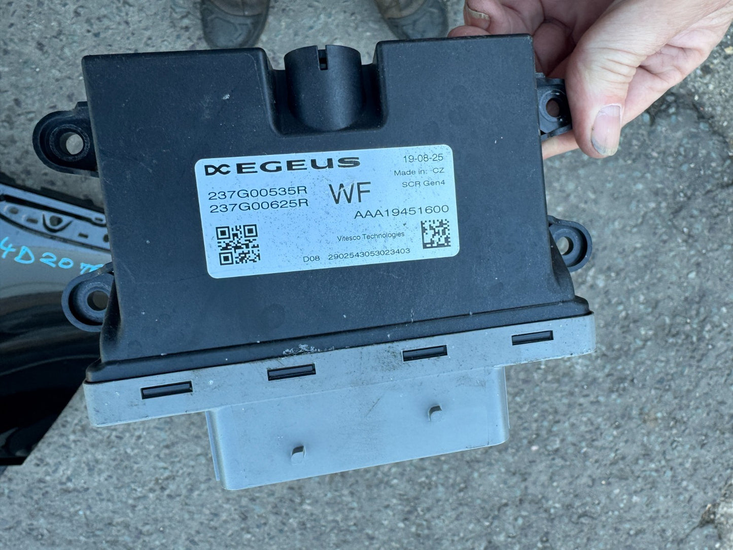 RENAULT TRAFFIC MASTER KANGOO ADBLUE CONTROL MODULE 237G00535R 2022-2025