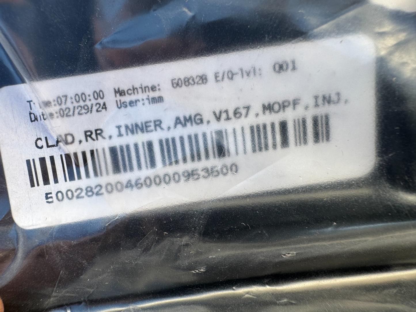 NEW MERCEDES GLE V167 AMG REAR RIGHT WHEEL ARCH MOULDING GENUINE A1678800205
