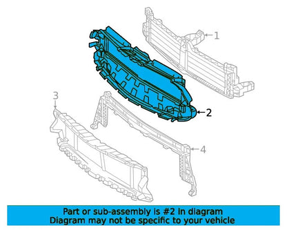 NEW Mercedes-Benz A-Class W177 Front Upper Radiator Support Baffle A1778855600