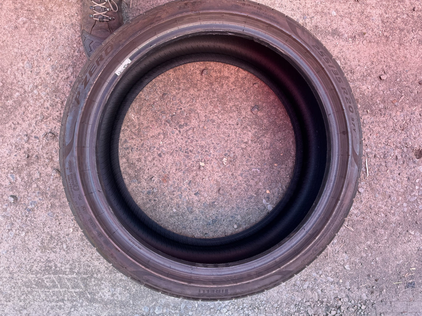 1x 255/35/20 97Y Pirelli P-Zero PZ4 J 4MM no repairs FREE POST 255 35 20