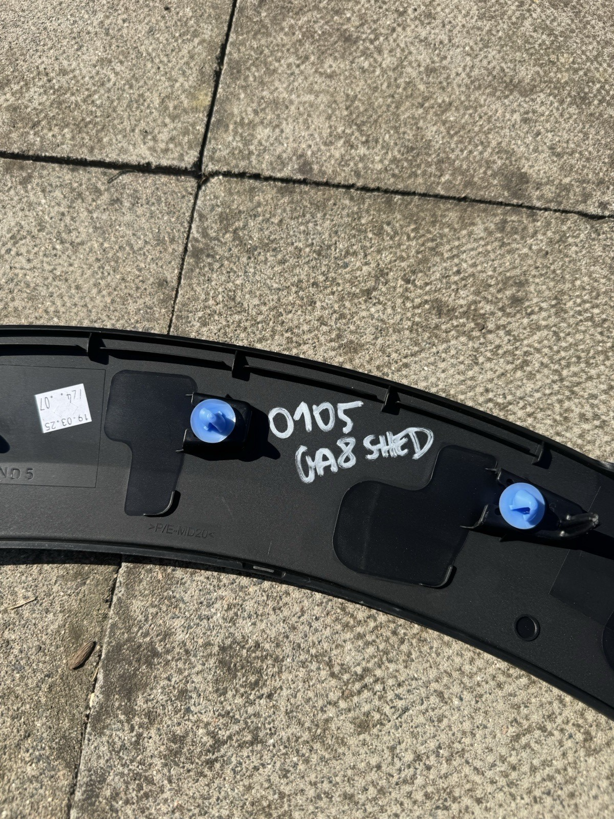 Rear left wheel rim with part number 9840246680