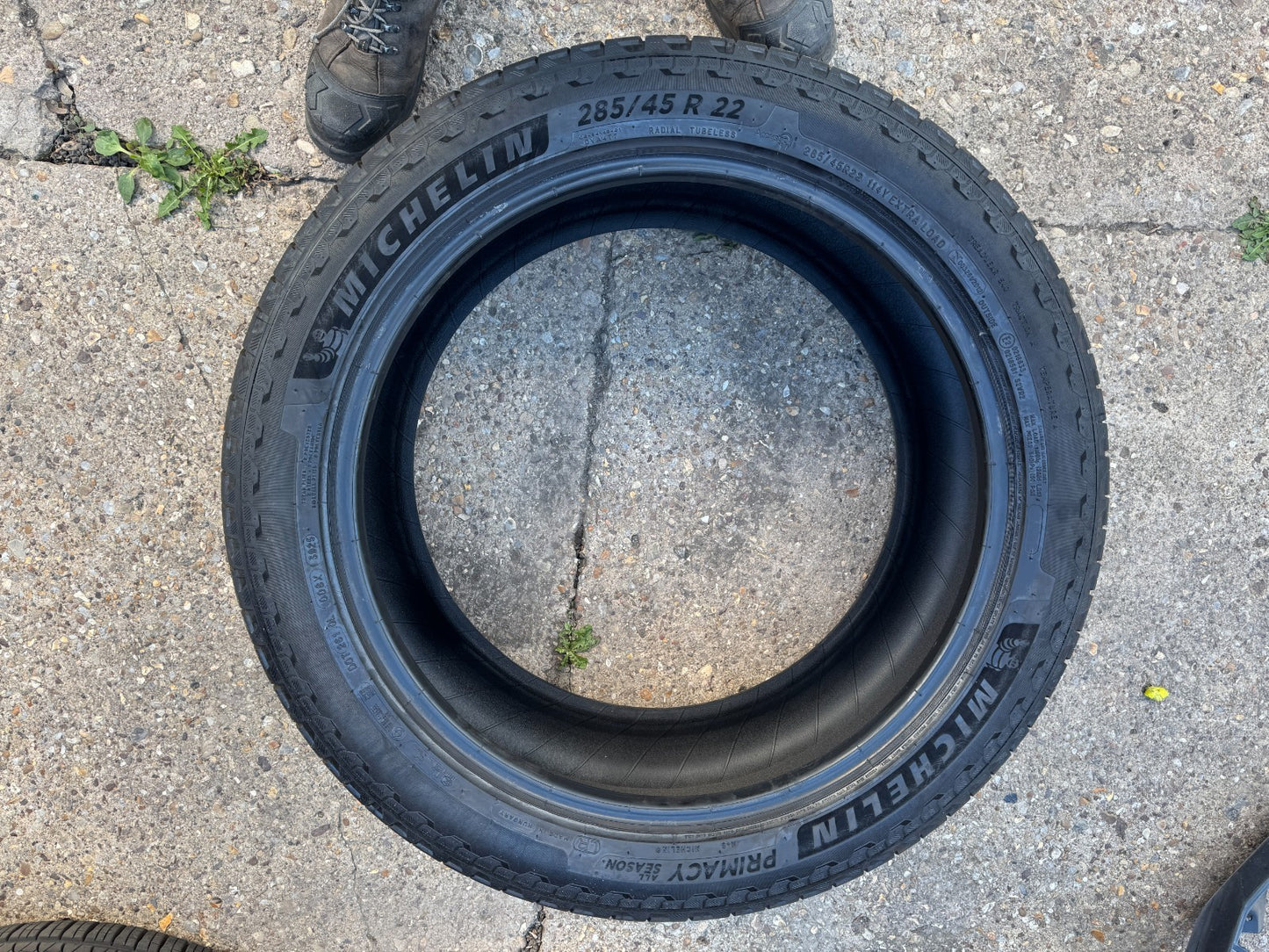 LATE 2025 285/45/22 114Y XL MICHELIN PRIMACY ALL SEASON LR  🔇 6mm NO REPAIRS
