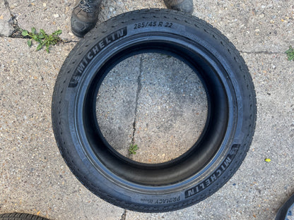 LATE 2025 285/45/22 114Y XL MICHELIN PRIMACY ALL SEASON LR  🔇 6mm NO REPAIRS