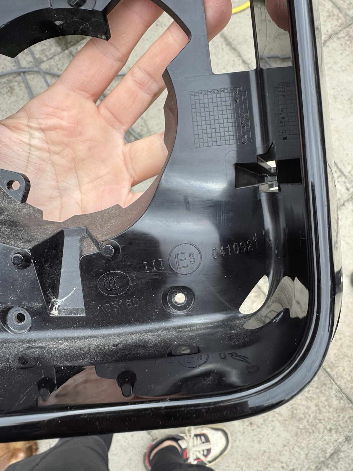 Land Rover Defender L663 Left Wing Mirror COVER ONLY Genuine S8B2-17683