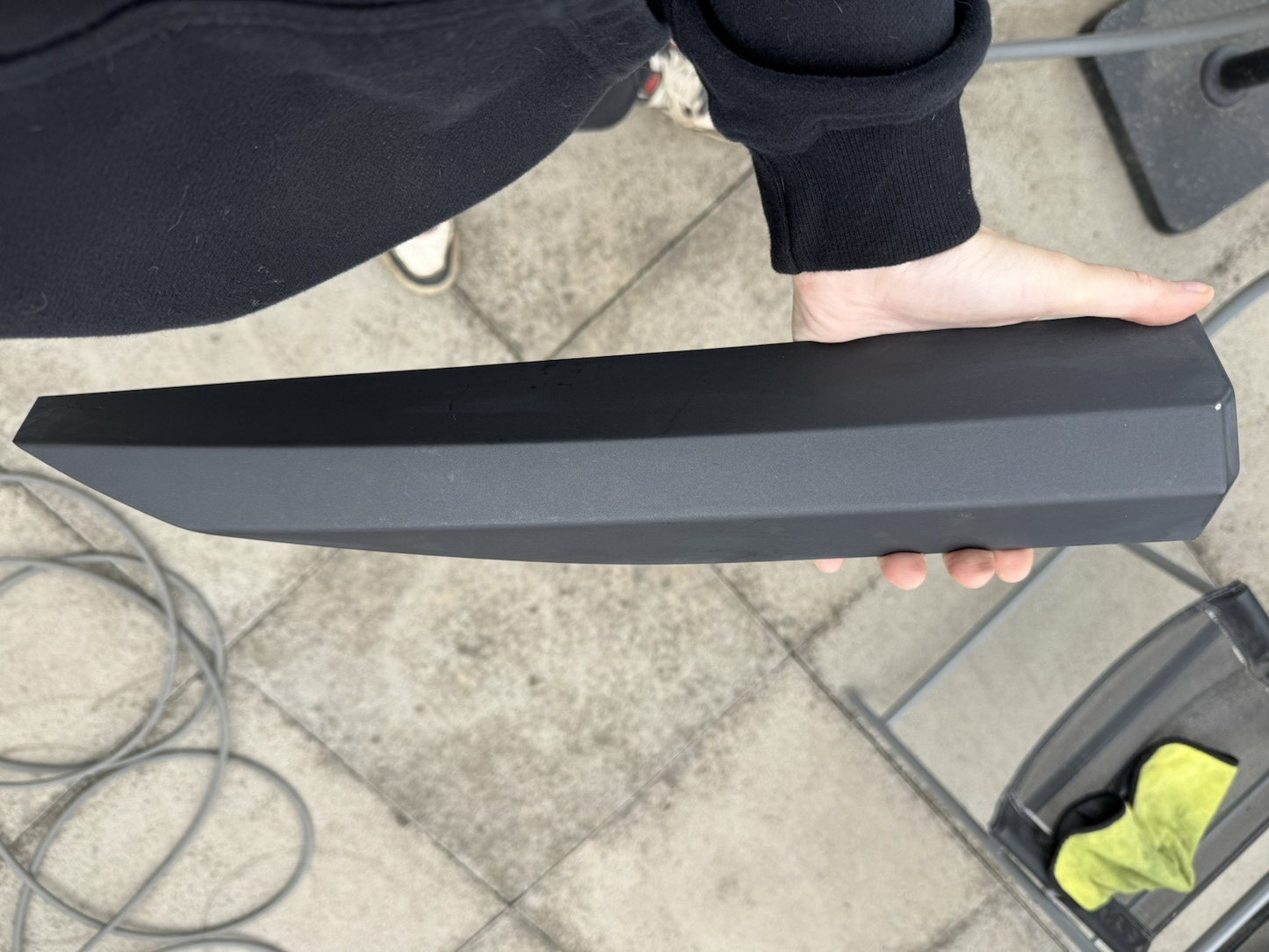 Hyundai 87735-N7CA0 Tucson IV N-Line Left Rear Door Strip 1pc