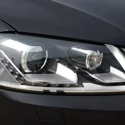 Front Headlight Lens Cover For VW Passat B7 Magotan B7L 2012-2015 RIGHT