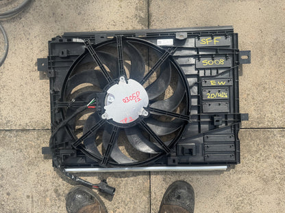 Peugeot 3008 III 5008 2025 Electric Radiator Cooling Fan 9861012880