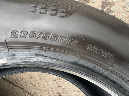 1x 235/55/17 103H Bridgestone Turanza T005 Extra Load 6mm late 2023 235 55 17