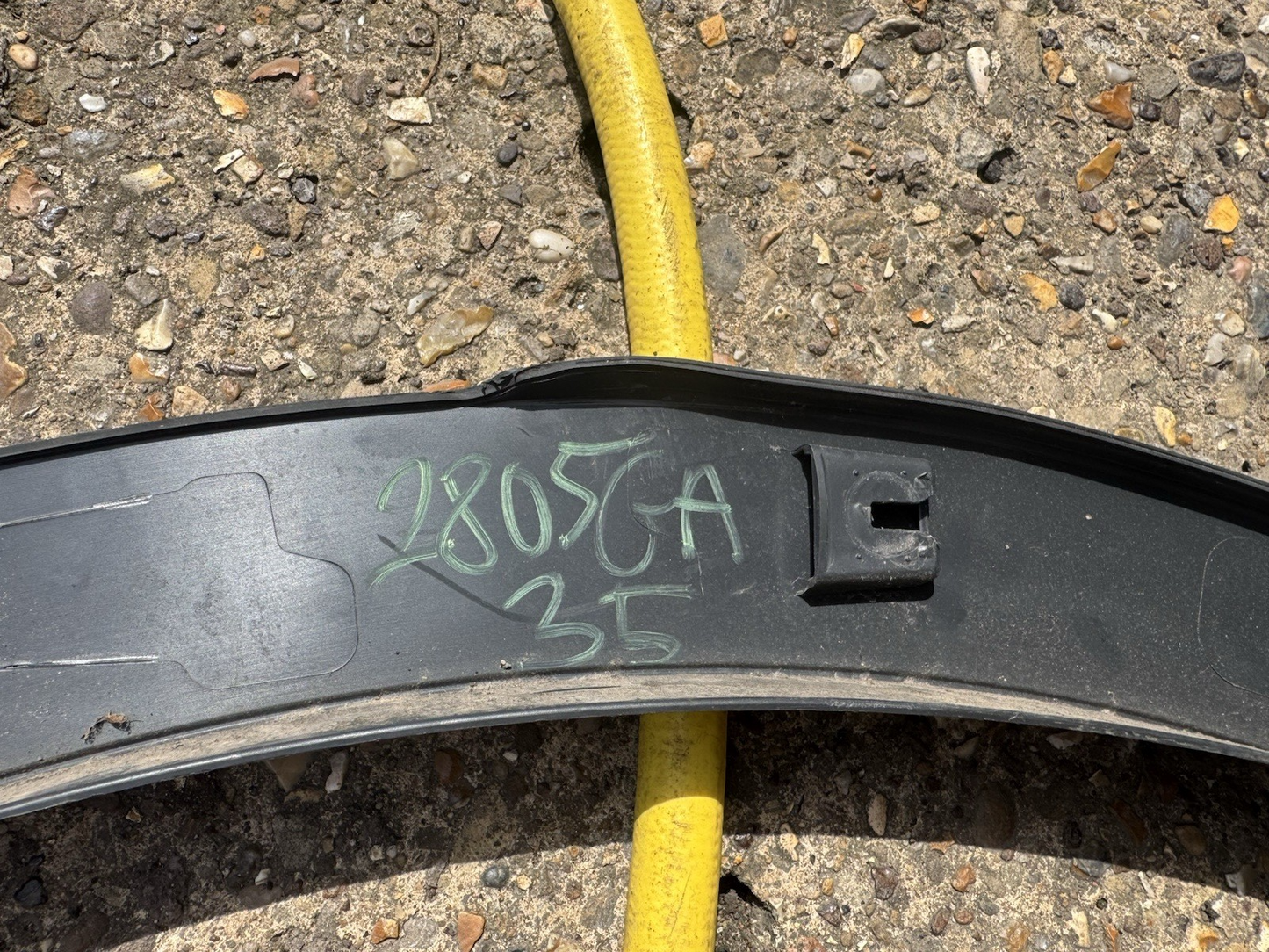 VOLKSWAGEN VW ID.4 ID4 2020-ON REAR LEFT SIDE TRIM MOLDING ARCH 11A853817C #W698