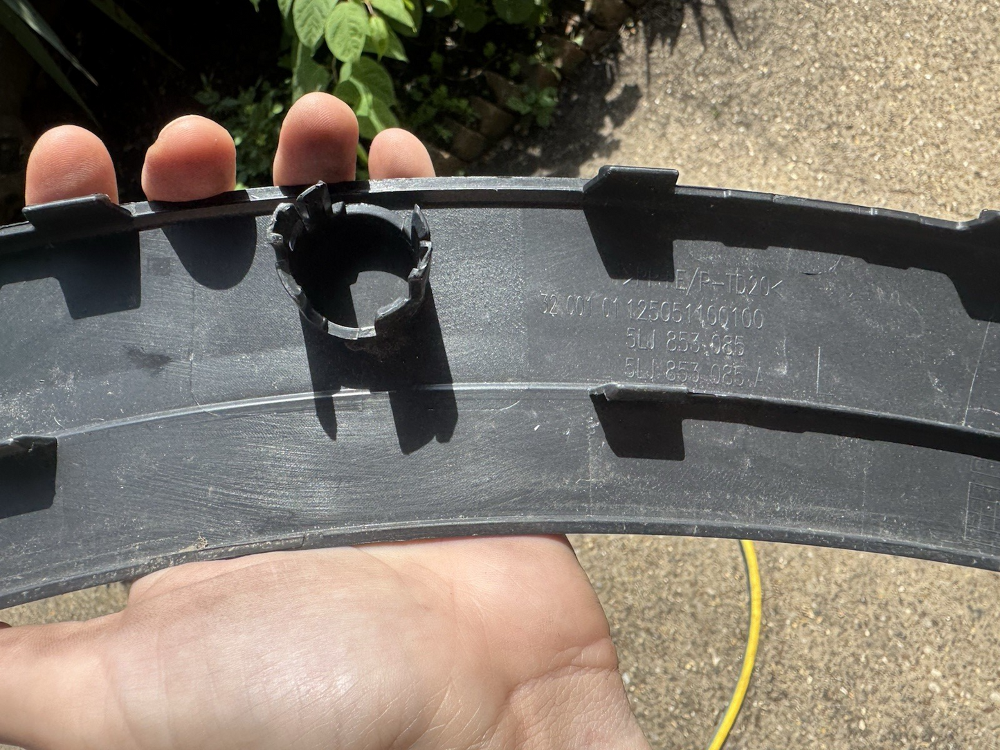 SKODA ELROQ Rear Left Fender Arch Trim 5LJ853085B Electricity 210kw 2025