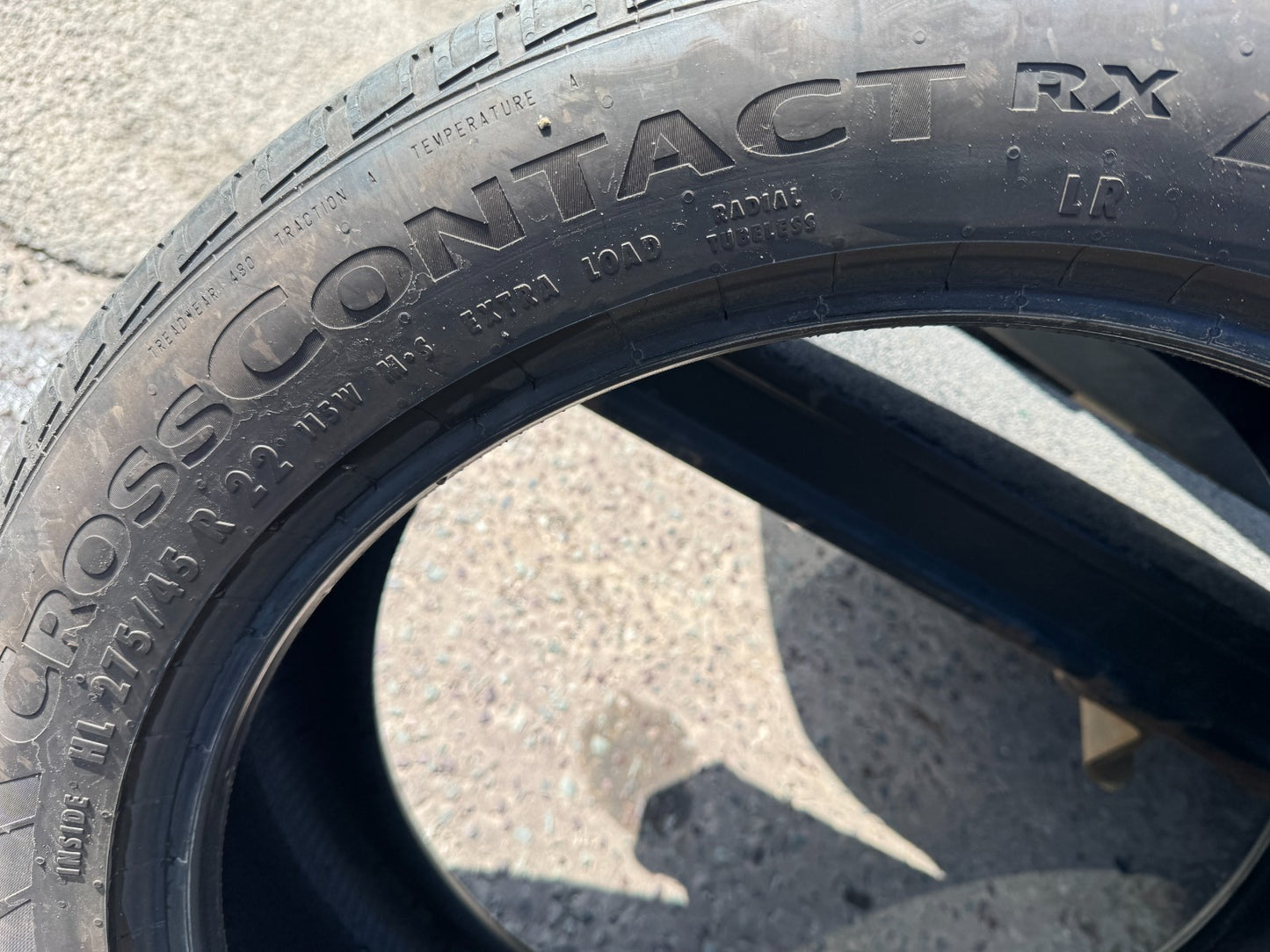 2025 275 45 22 115W XL Continental Crosscontact RX LR | DoT0525 | 6mm Tread