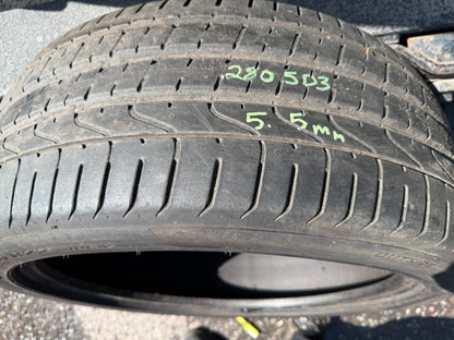 LATE 2023 265/40 R22 106Y Pirelli P Zero (JLR) (12465) 5.5mm 265 40 22