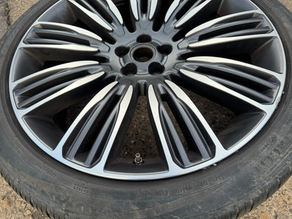 22” Range Rover Velar L560 9007 DARK SATIN GREY 9J X 22CH Alloy Wheel J8A21007UA