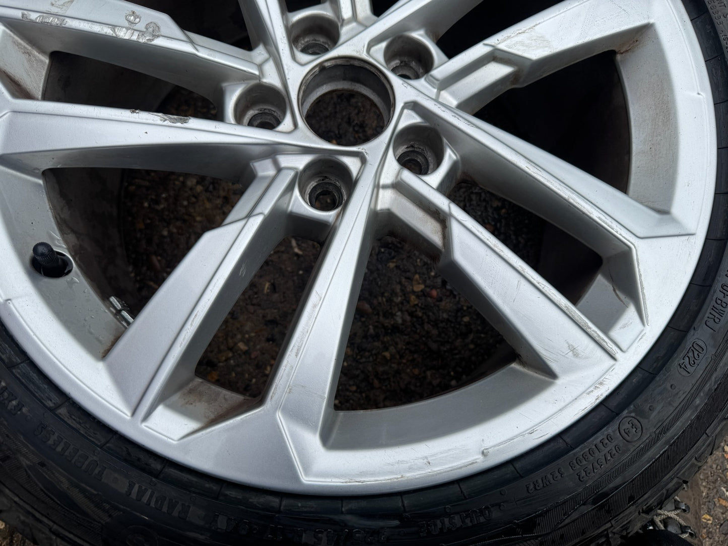AUDI A3 17" ALLOY WHEEL RIM 8J ET46 SILVER OEM 8Y0601025E GENUINE X1