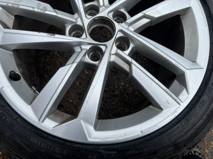 AUDI A3 17" ALLOY WHEEL RIM 8J ET46 SILVER OEM 8Y0601025E GENUINE X1