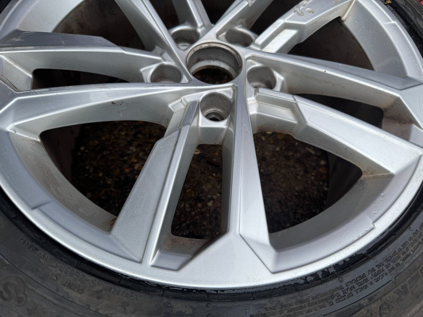 AUDI A3 17" ALLOY WHEEL RIM 8J ET46 SILVER OEM 8Y0601025E GENUINE X1