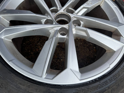 AUDI A3 17" ALLOY WHEEL RIM 8J ET46 SILVER OEM 8Y0601025E GENUINE X1