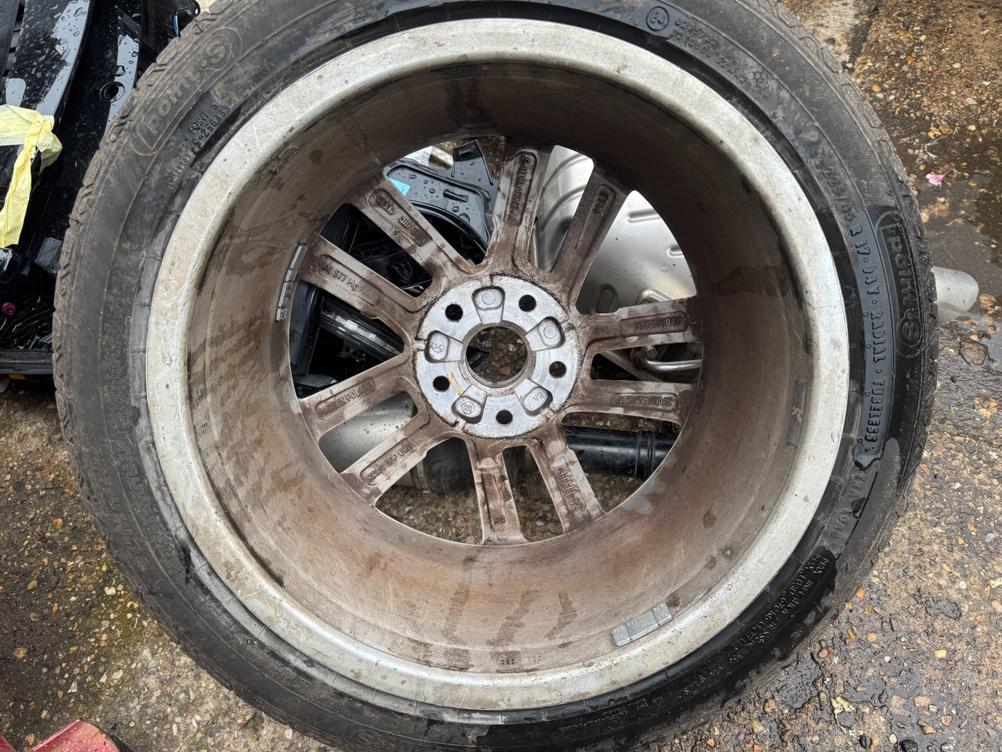 AUDI A3 17" ALLOY WHEEL RIM 8J ET46 SILVER OEM 8Y0601025E GENUINE X1