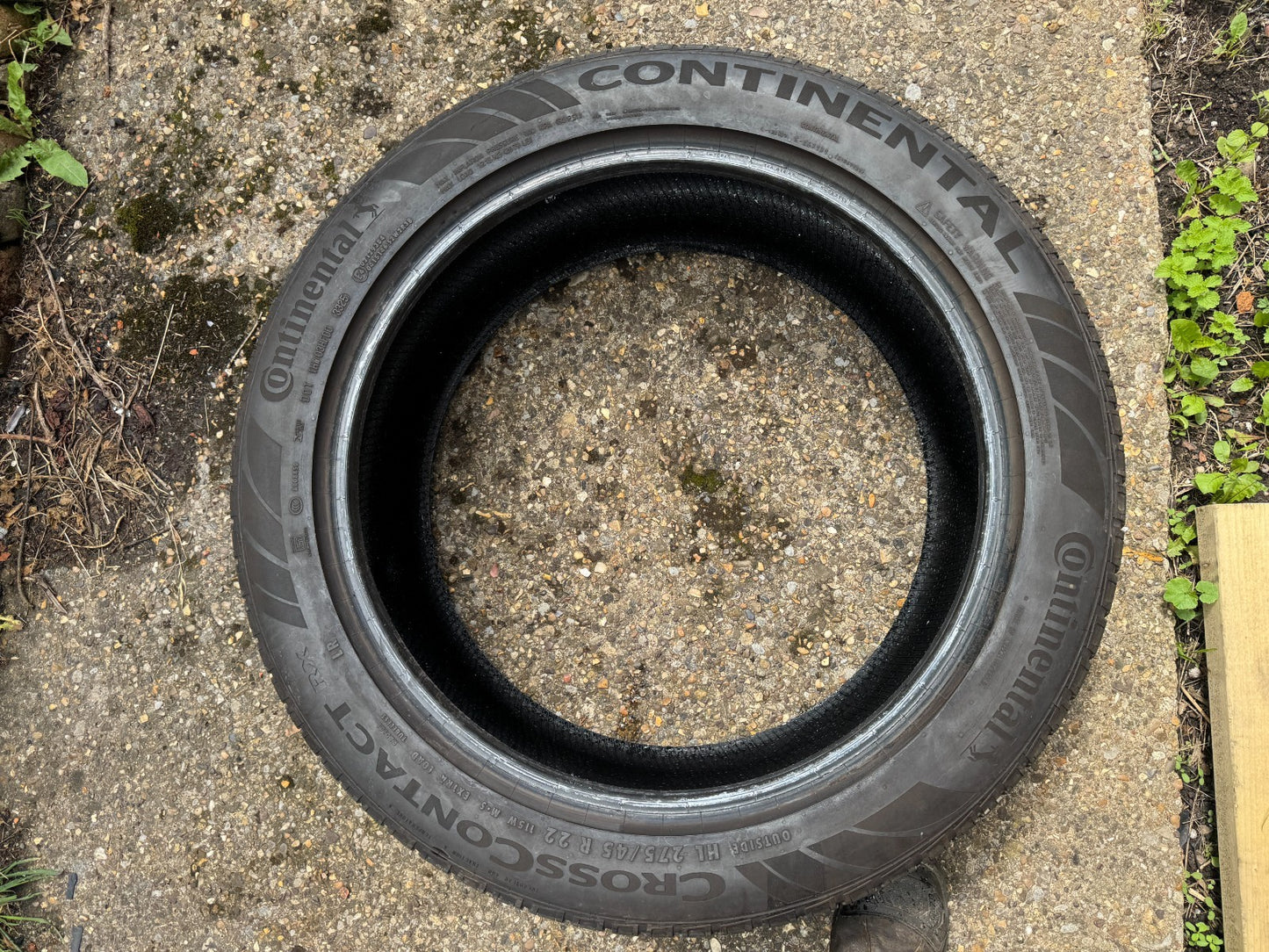 2X 2025 CONTINENTAL CROSS CONTACT RX 275 45 22 115W XL 6.5mm (2 pairs available)