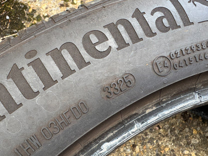 2X 2025 CONTINENTAL CROSS CONTACT RX 275 45 22 115W XL 6.5mm (2 pairs available)
