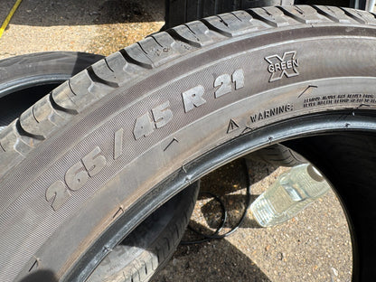 265/45/R21 104W Michelin latitude Tour HP M&S JLR Tyre 6.5mm 265 45 21 2025 tyre