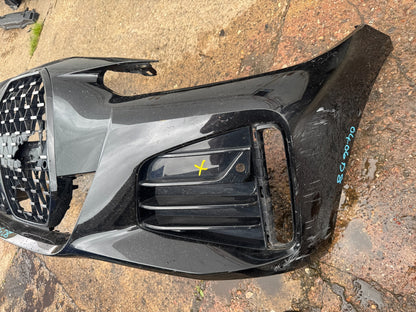 BMW 4 Series Gran Coupe / i4 G26 M-SP Front Bumper PDC Genuine 8078573 DAMAGED