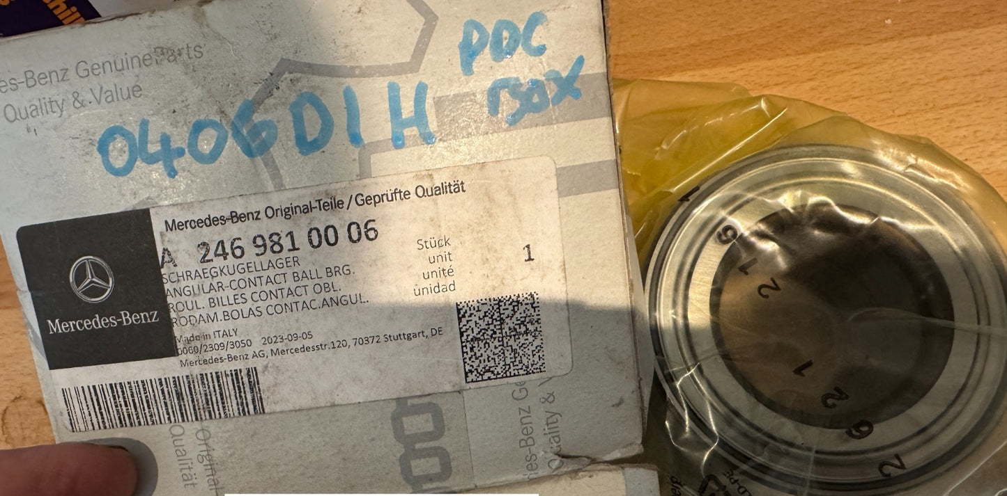 Mercedes-Benz GLA220 X156  Front Wheel Bearing 2.2 22.D A2469810006 Genuine NEW