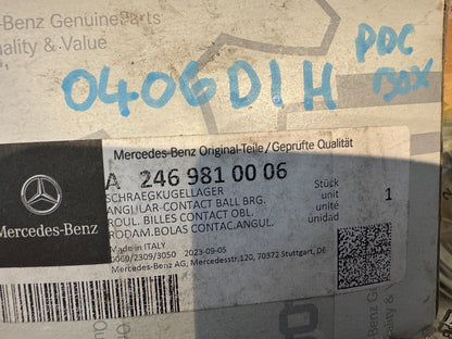Mercedes-Benz GLA220 X156  Front Wheel Bearing 2.2 22.D A2469810006 Genuine NEW
