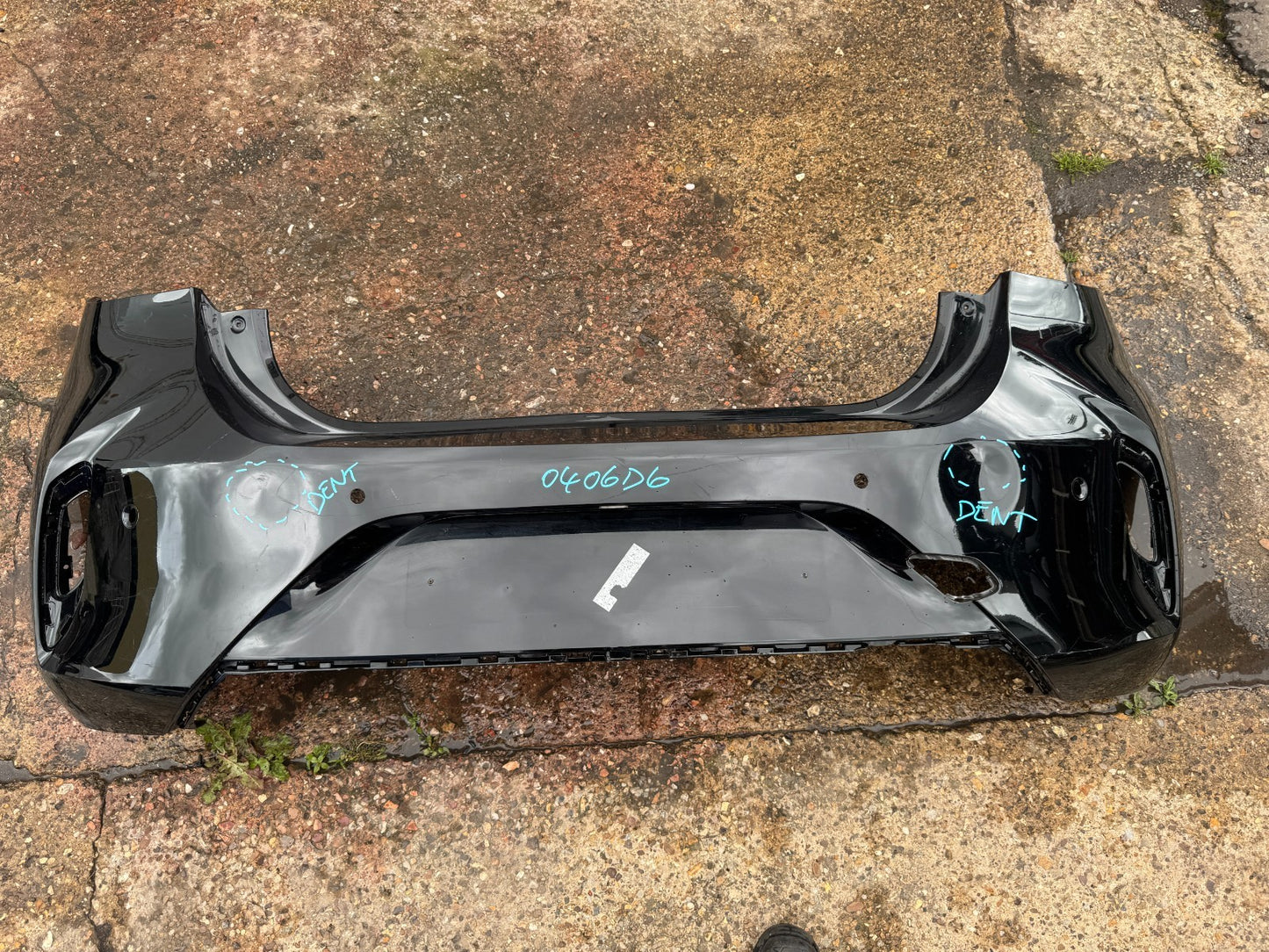 VAUXHALL CORSA F GS LINE  REAR BUMPER GENUINE 9829755080A dented