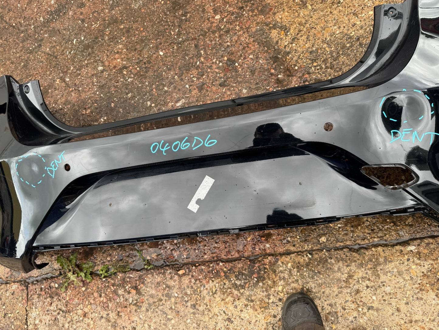 VAUXHALL CORSA F GS LINE  REAR BUMPER GENUINE 9829755080A dented