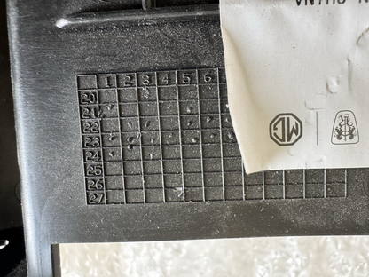 Cover MG with part number 10740116 2020-on
