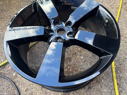 1x 2025 GENUINE LAND ROVER DEFENDER 22" 9J BLACK ALLOY WHEEL L8BM1007AD ORIGINAL