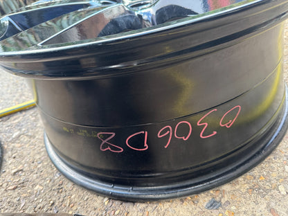 1x 2025 GENUINE LAND ROVER DEFENDER 22" 9J BLACK ALLOY WHEEL L8BM1007AD ORIGINAL