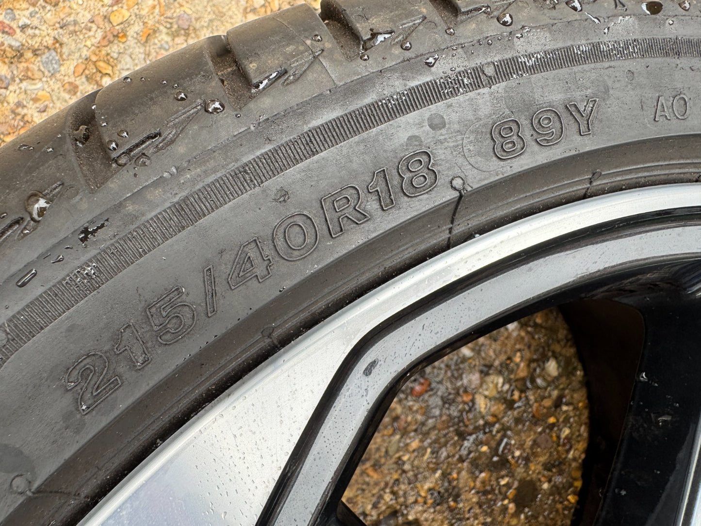 2019-2025 AUDI A1 MK2 18" ALLOY WHEEL & TYRE 215/40/18 82A601025Q KR2