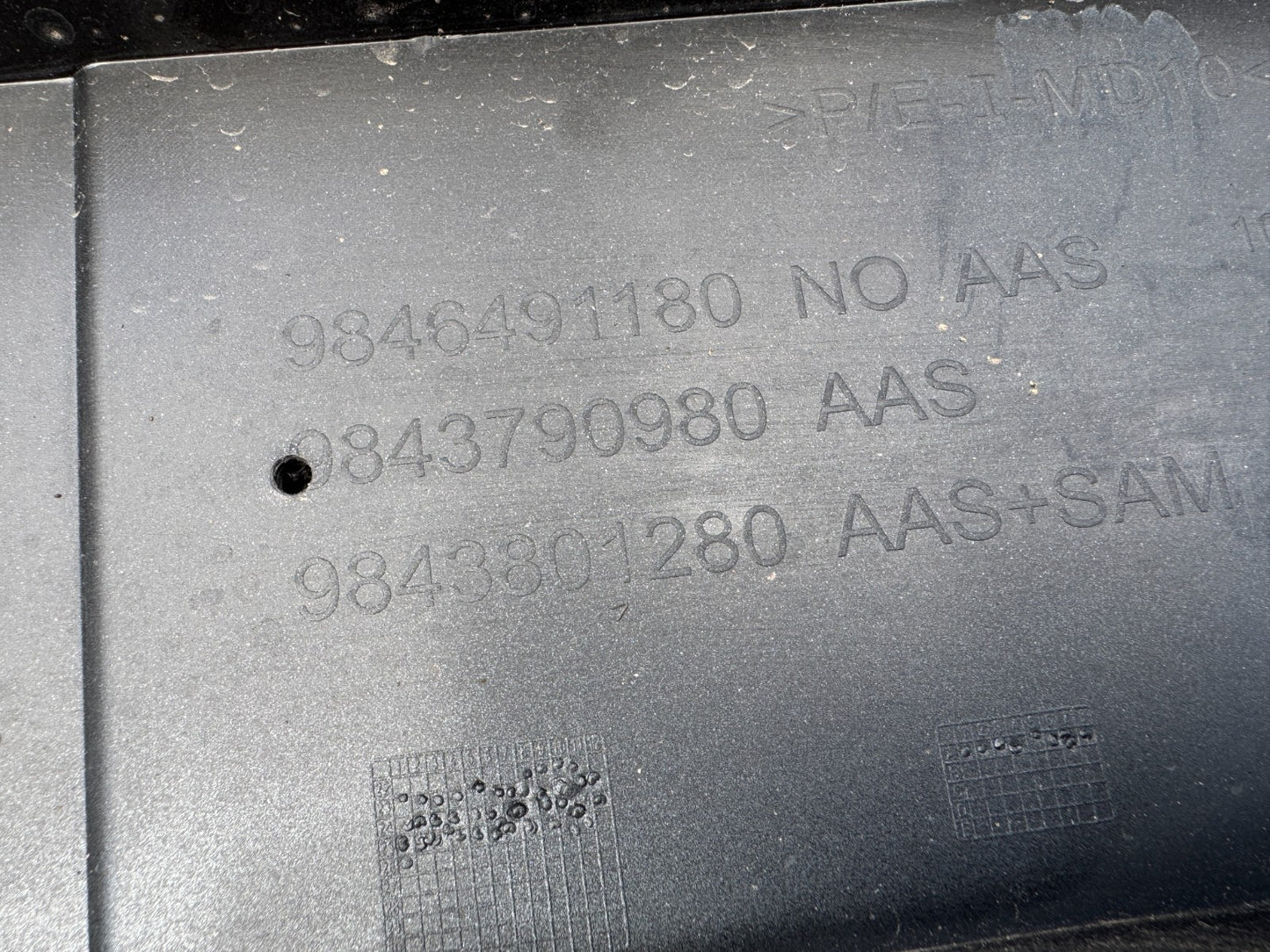 PEUGEOT E3008 2024-ON GENUINE FRONT BUMPER UPPER & LOWER 9846491180