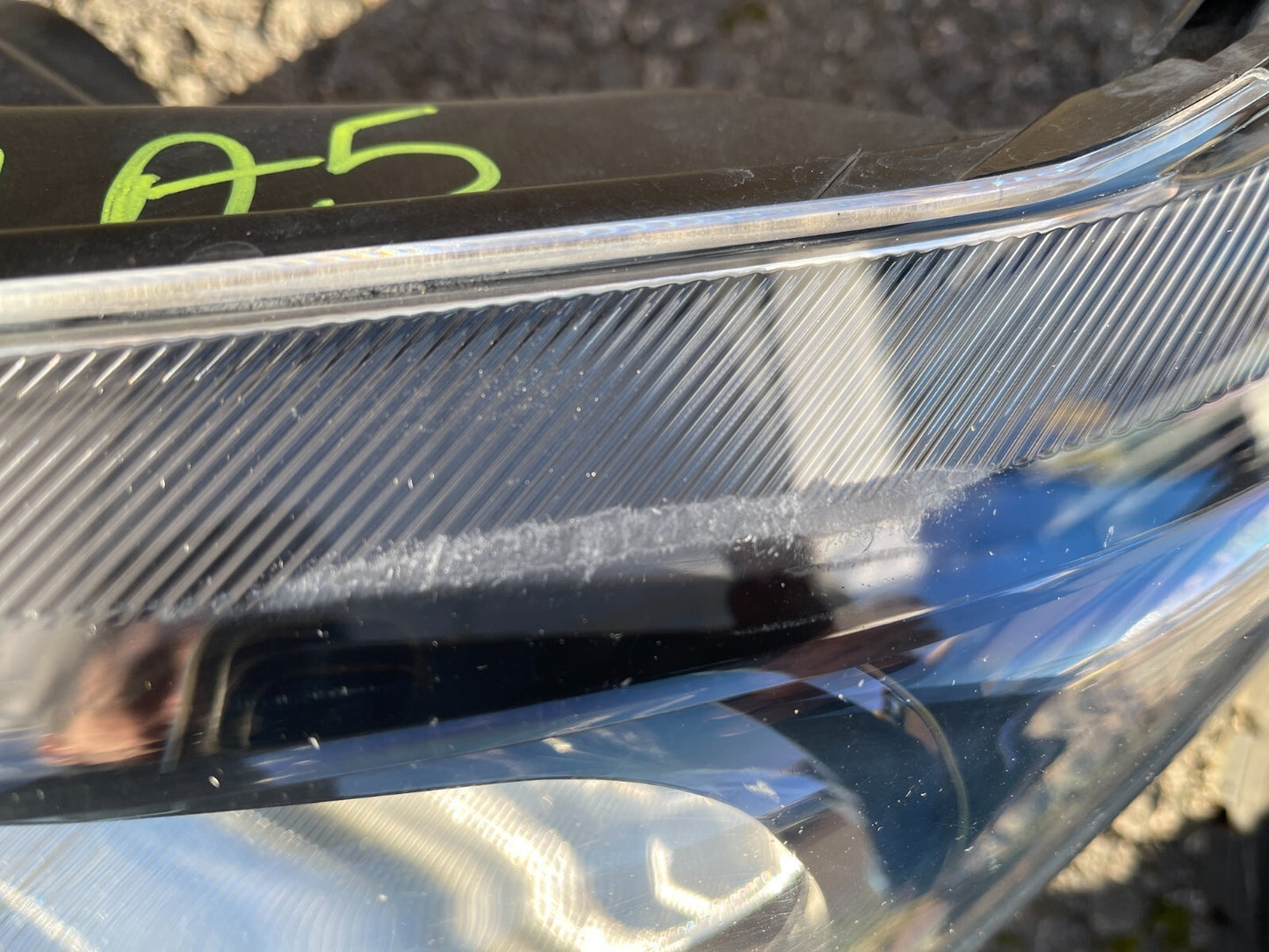 Ford Transit Passenger side Black Headlight 2018 on Part no GK3113W030AB