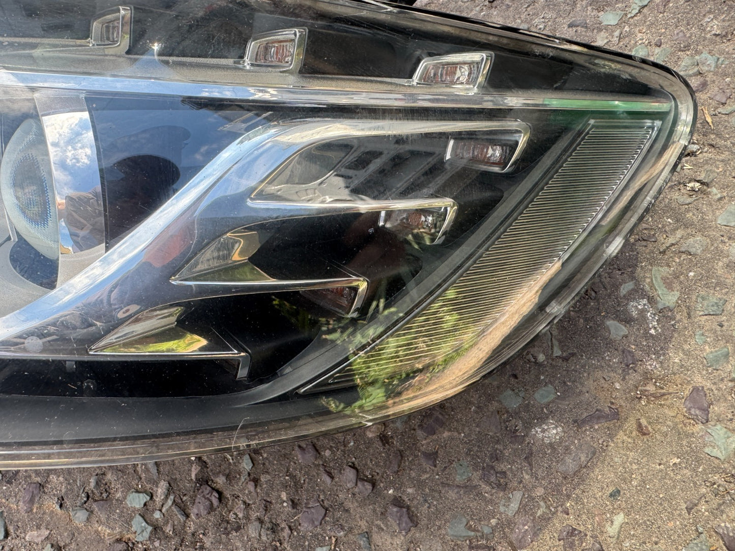 AUDI Q7 4L 2009-2014 LEFT XENON HEADLIGHT LAMP 4L0941003AG OEM