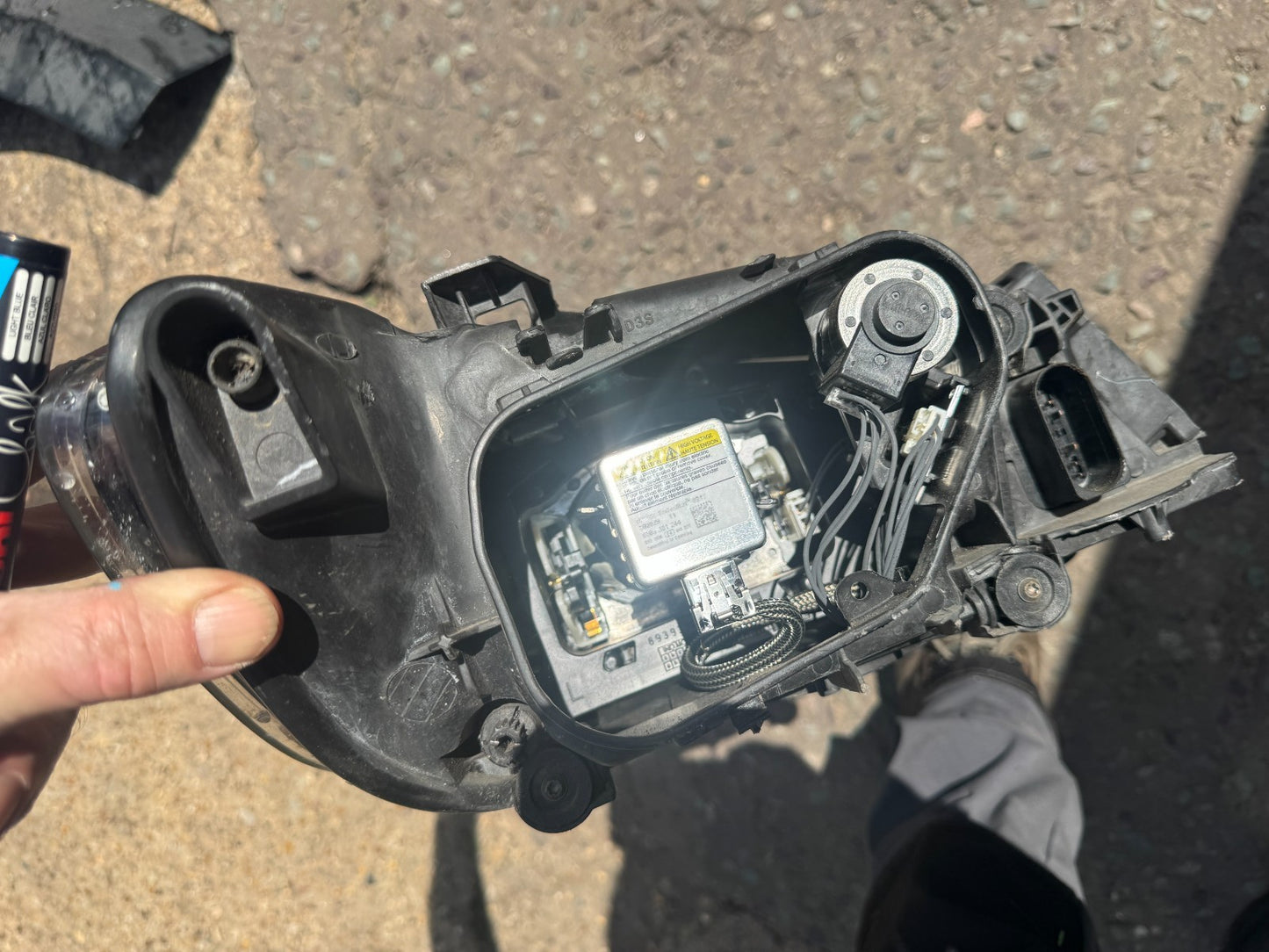 AUDI Q7 4L 2009-2014 LEFT XENON HEADLIGHT LAMP 4L0941003AG OEM